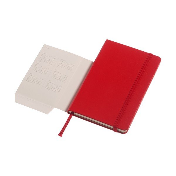 Červený týždenný diár Moleskine Hard, 18 mesiacov, malý-image-2