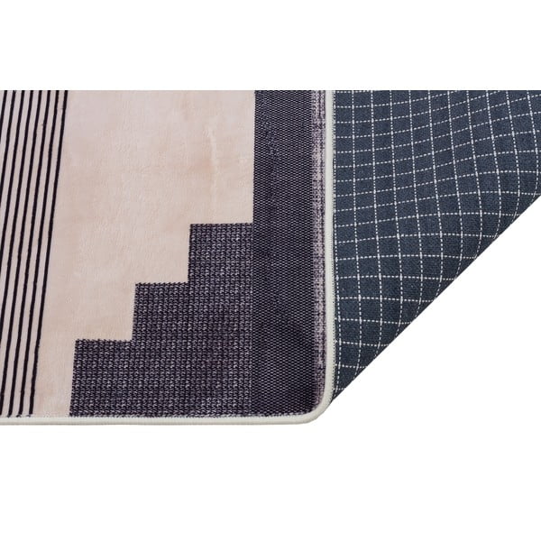 Sivo-béžový umývateľný koberec 160x100 cm - Vitaus-image-2