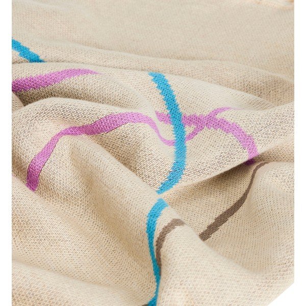 Béžová bavlnená deka 200x140 cm Outline - Hübsch-image-1