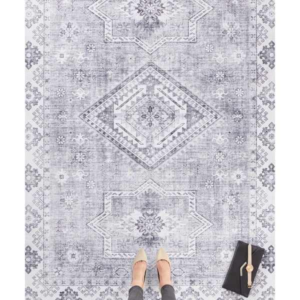 Svetlosivý behúň Nouristan Gratia, 80 x 200 cm-image-1