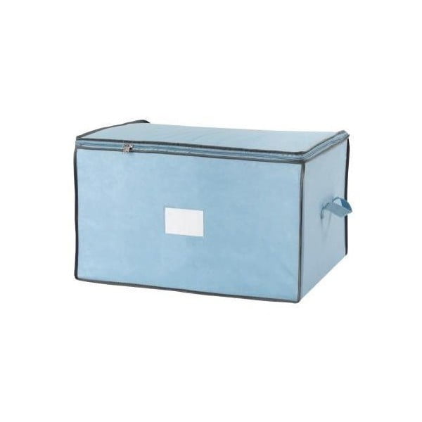 Modrý textilný úložný box Compactor Tote, 44 x 32,5 cm