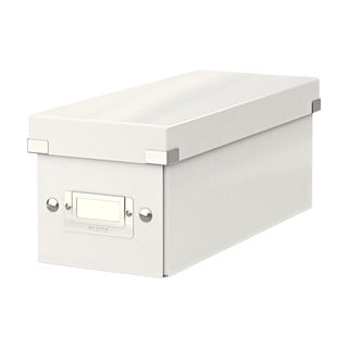 Biely kartónový úložný box s vekom Click&amp;Store - Leitz