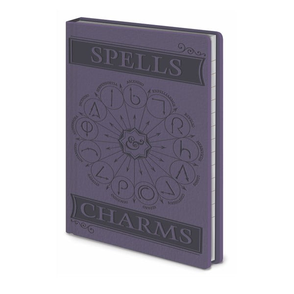 Linajkový zápisník A5 Pyramid International Harry Potter: Spells & Charms, 56 strán