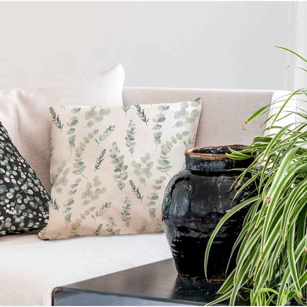 Vankúš Butter Kings z bavlny Eucalyptus Branches, 45 x 45 cm-image-1