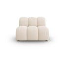 Krémovobiely modul pohovky (stredový diel) Lupine – Micadoni Home