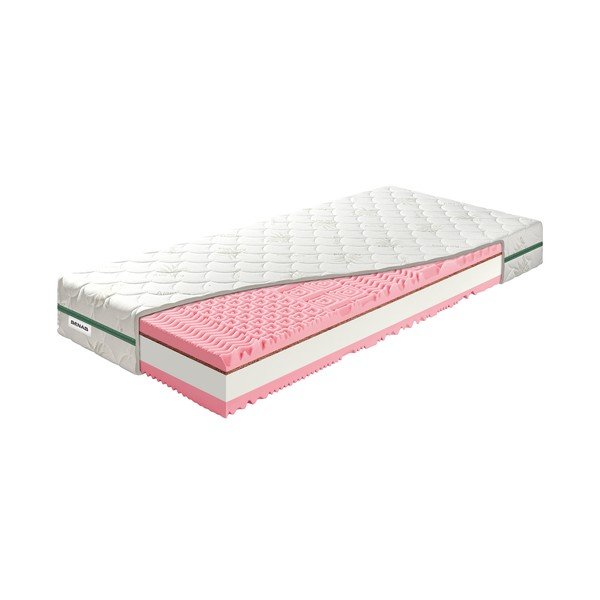 Stredne tvrdý/extra tvrdý penový obojstranný matrac 120x200 cm BonRelax HR PLUS - BENAB-image-2