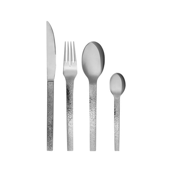 Antikoro príbor 16 ks v striebornej farbe Mano – Hübsch