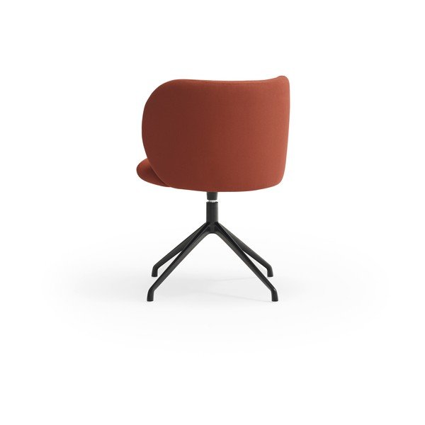 Čalúnené jedálenské kreslo v tehlovej farbe Mogi – Teulat-image-3