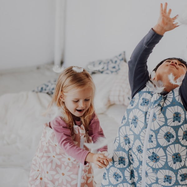 Detský spací vak Blush Daisies - Malomi Kids-image-3