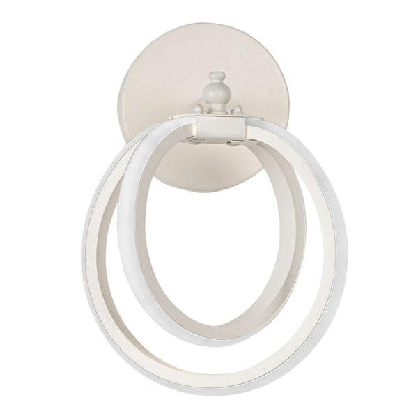 Biele kovové LED nástenné svietidlo Sezen – Squid Lighting