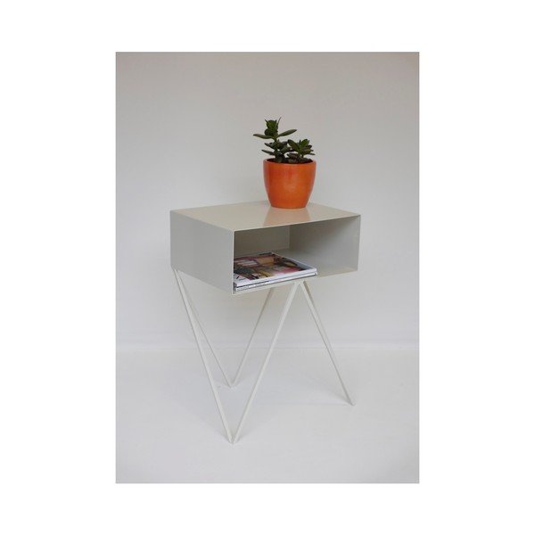 Biely príručný stolík &New Robot-image-1