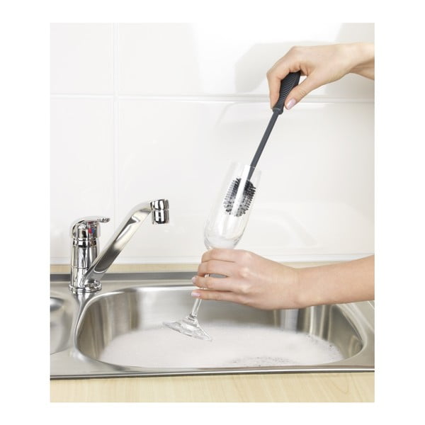 Silikónová kefa na umývanie Wenko Brush, dĺžka 25 cm-image-1