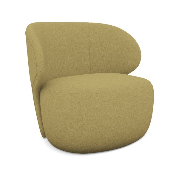 Kreslo v horčicovej farbe Kama – Makamii