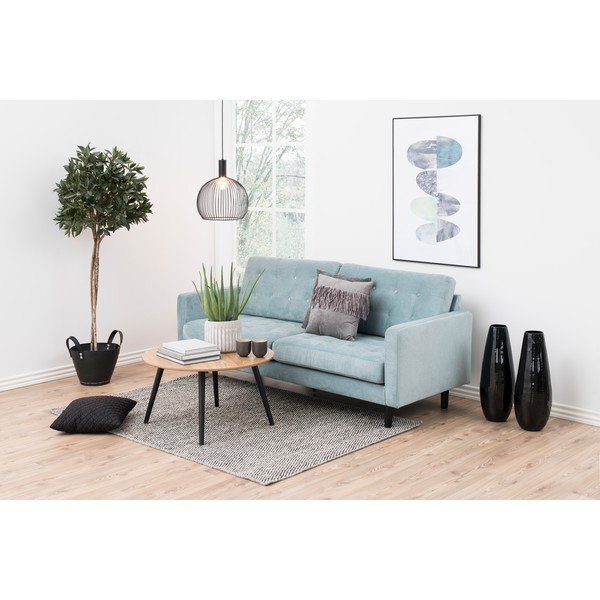 Konferenčný stolík s dyhou z jaseňa Actona Stafford, ⌀ 80 cm-image-1