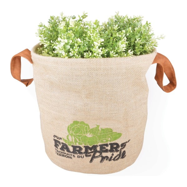 Pestovateľská taška na stredne veľké rastliny Esschert Design Farmers Pride