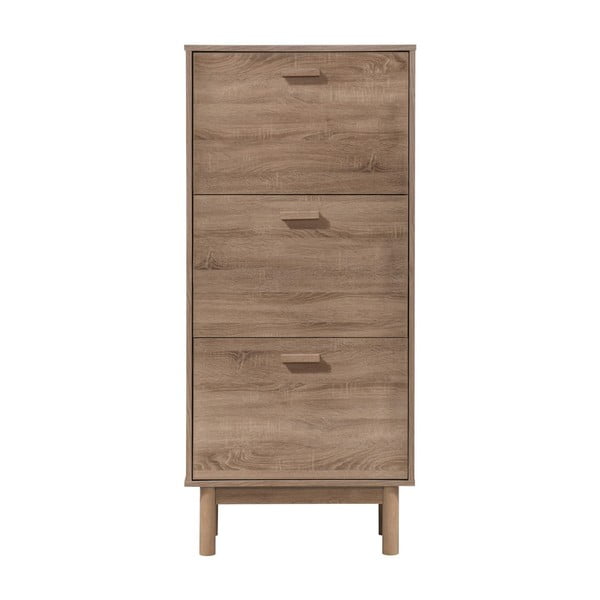 Výklopná skrinka na topánky v dekore duba v prírodnej farbe Melanie – Støraa-image-1