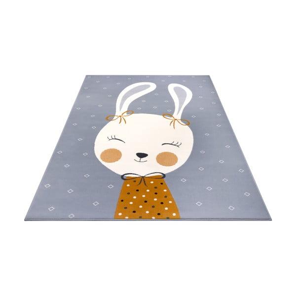 Sivý detský koberec 150x80 cm Bunny Polly - Hanse Home-image-2