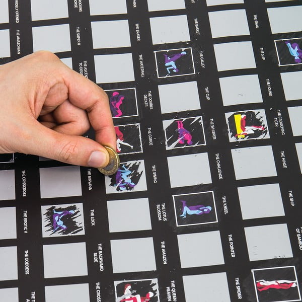 Stierací plagát Gift Republic Kámasútra Bucket List-image-2