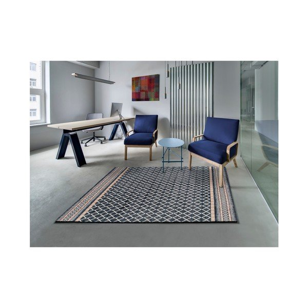 Modrý koberec vhodný aj do exteriéru Universal Sofie Blue Marro, 160 × 230 cm-image-1