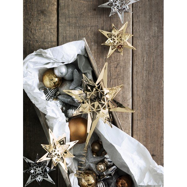 Špička na vianočný stromček v zlatej farbe Kähler Design-image-4