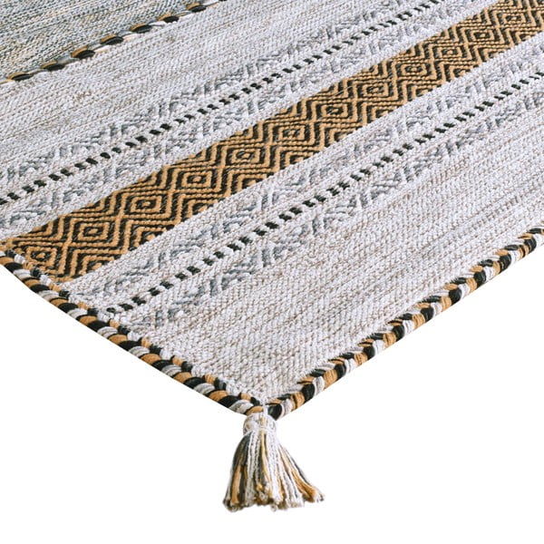 Béžový bavlnený koberec Webtappeti Antique Kilim, 120 x 180 cm-image-3