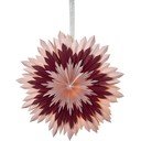 Ružová vianočná svetelná dekorácia Star Trading Ice, ø 60 cm