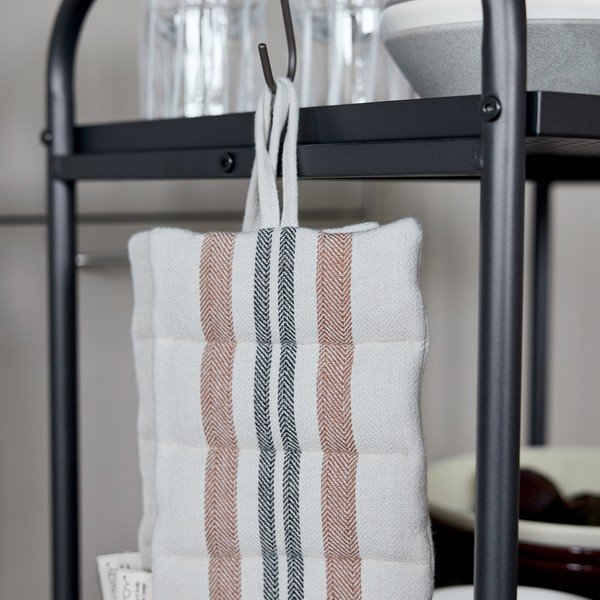 Oceľový servírovací stolík na kolieskach 37,5x52 cm Maki – OYOY Living Design-image-2