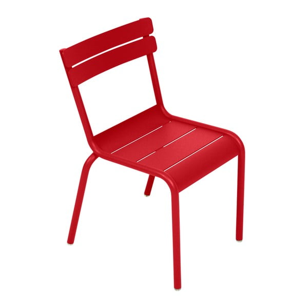 Červená detská stolička Fermob Luxembourg