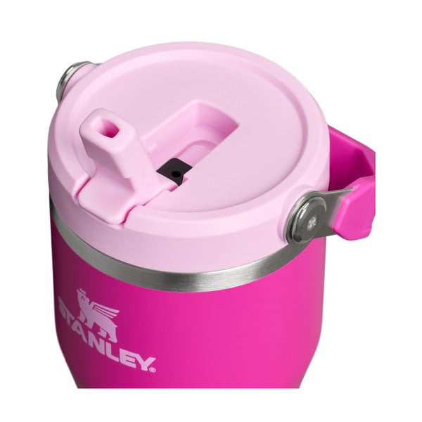 Ružová termoska z nehrdzavejúcej ocele 600 ml IceFlow™ Flip Straw 2.0 Tumbler Violet Blossom – Stanley-image-1