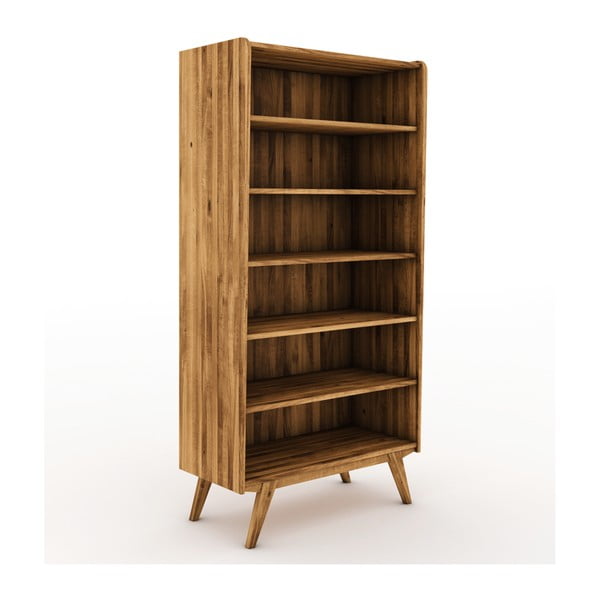 Knižnica z dubového dreva 100x200 cm Retro - The Beds
