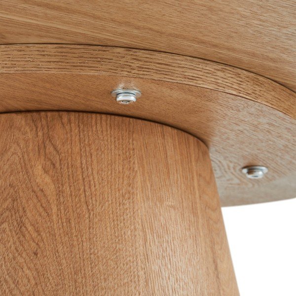 Konferenčný stolík v dekore duba v prírodnej farbe ø 60 cm Tango – Furnhouse-image-4