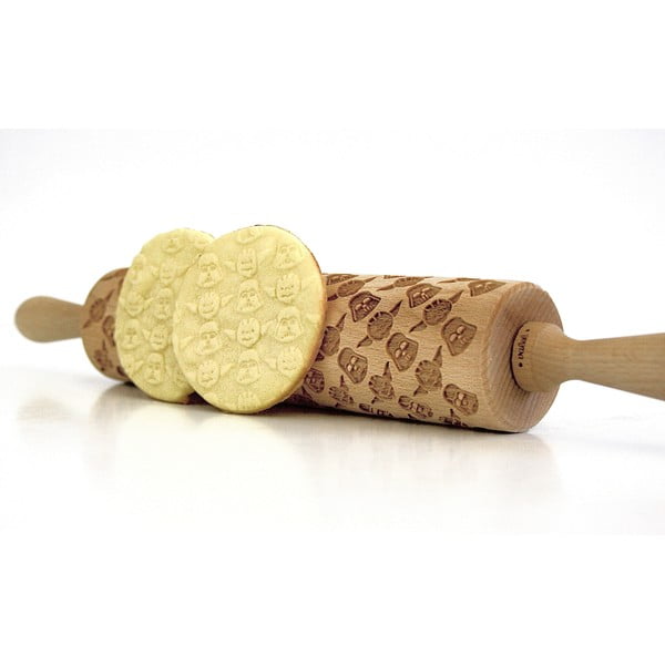 Drevený embosovaný valček na cesto Valek Star Wars-image-2