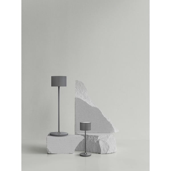 LED prenosné stmievateľné vonkajšie svietidlo na USB ø 7 cm Farol Mini – Blomus-image-1