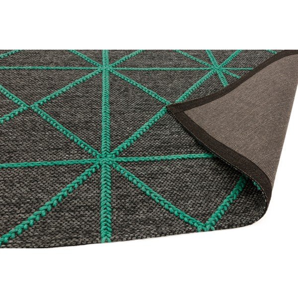 Čierno-zelený koberec Asiatic Carpets Prism, 120 x 170 cm-image-1