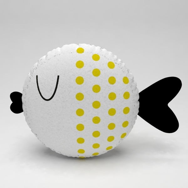 Detský vankúšik OYO Kids Fish With Yellow Dots