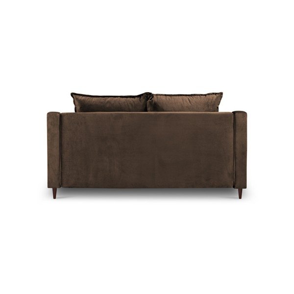 Hnedá zamatová pohovka Mazzini Sofas Freesia, 150 cm-image-3