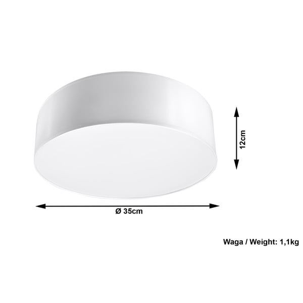 Biele stropné svietidlo Sollux Atis Ceiling-image-4