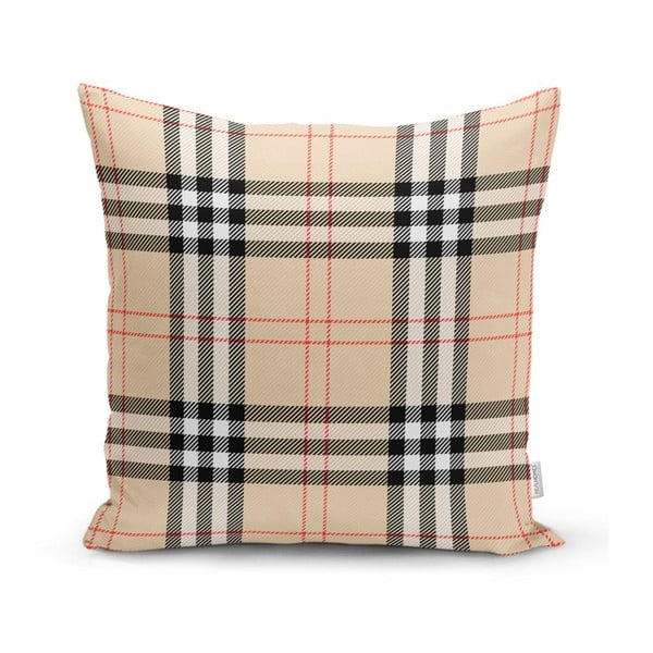Béžová dekoratívna obliečka na vankúš Minimalist Cushion Covers Flannel, 45 x 45 cm