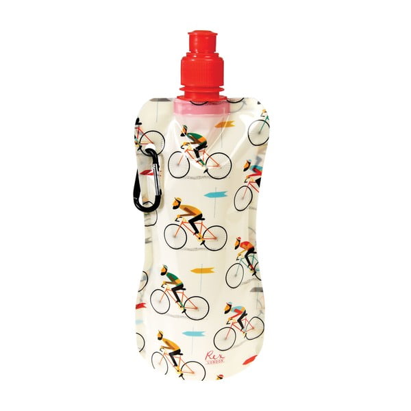 Skladacia fľaša na vodu Rex London Le Bicycle, 480 ml