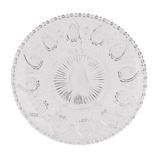 Sklenený tanier Clayre Glass, 20 cm
