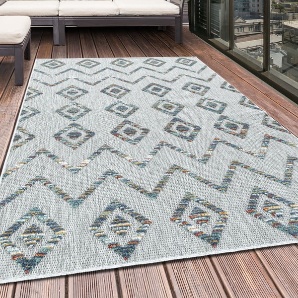 Svetlosivý vonkajší behúň 80x250 cm Bahama – Ayyildiz Carpets-image-1