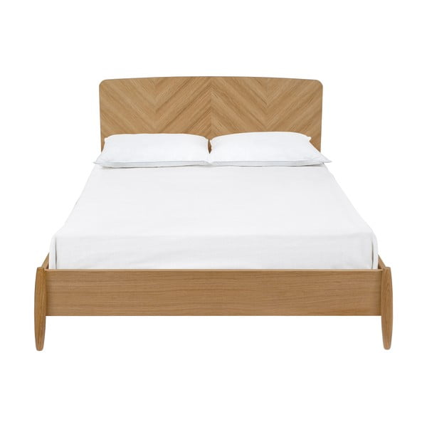 Dvojlôžková posteľ Woodman Farsta Herringbone, 140 × 200 cm