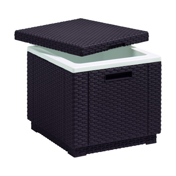 Záhradný stolík so zásobníkom na ľad 42x42 cm – Keter