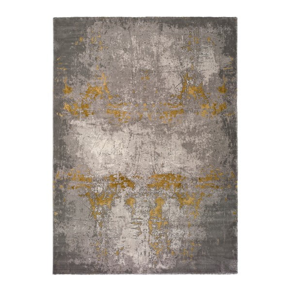 Sivý koberec Universal Mesina Mustard, 80 x 150 cm