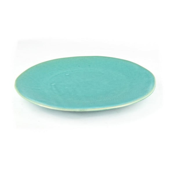 Modrozelený keramický tanier Made In Japan Hedon, ⌀ 26 cm