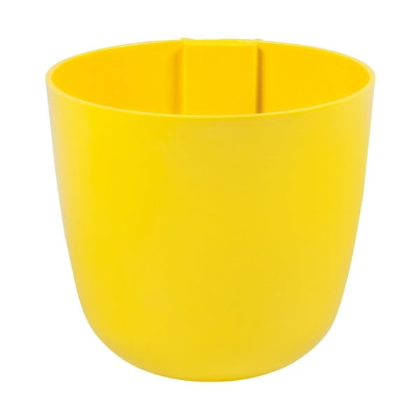Magnetický kvetináč Bowl 16x14x16 cm, žltý