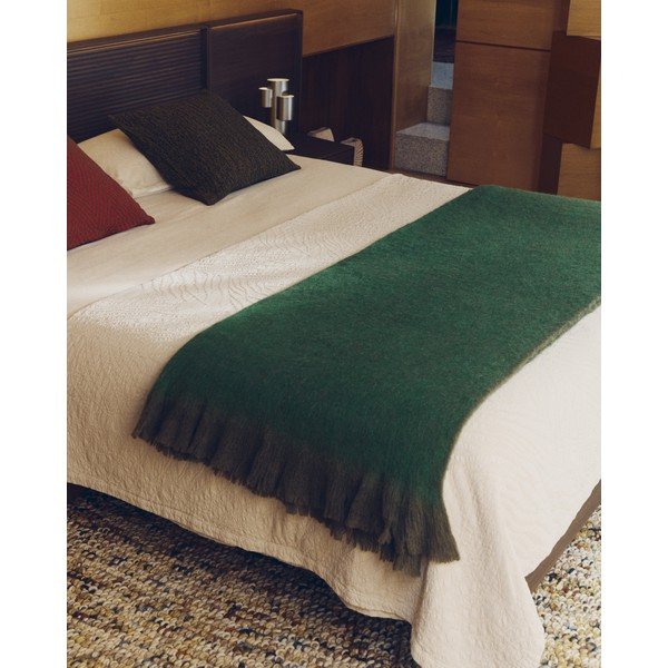 Slonovinový žakárový pléd 180x260 cm Zenti – Kave Home-image-4