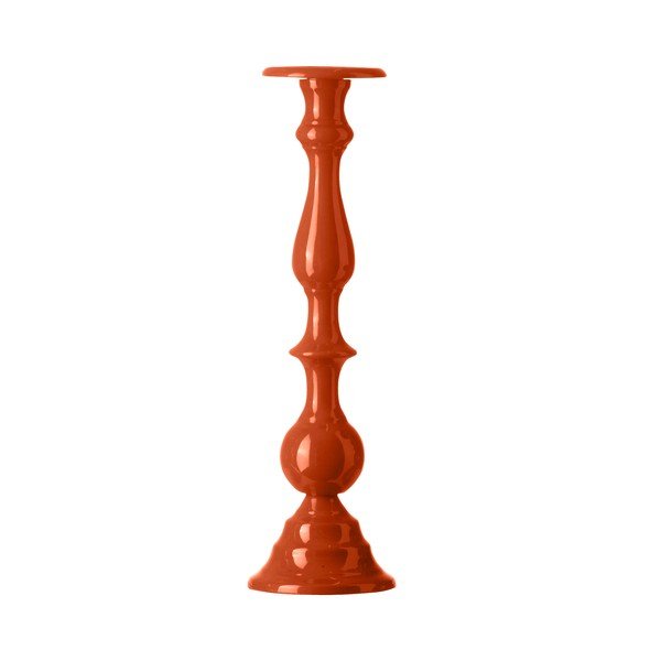 Stojan na sviečku Chunky Orange, 42 cm