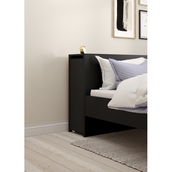 Čierne čelo postele 165x80 cm Naia – Tvilum-image-1