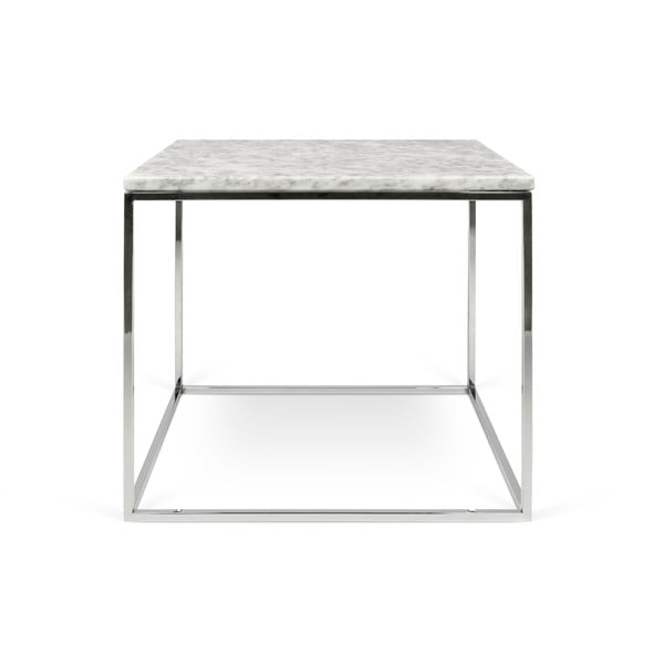 Mramorový konferenčný stolík 50x50 cm Gleam - TemaHome